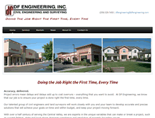 Tablet Screenshot of dfengineering.com